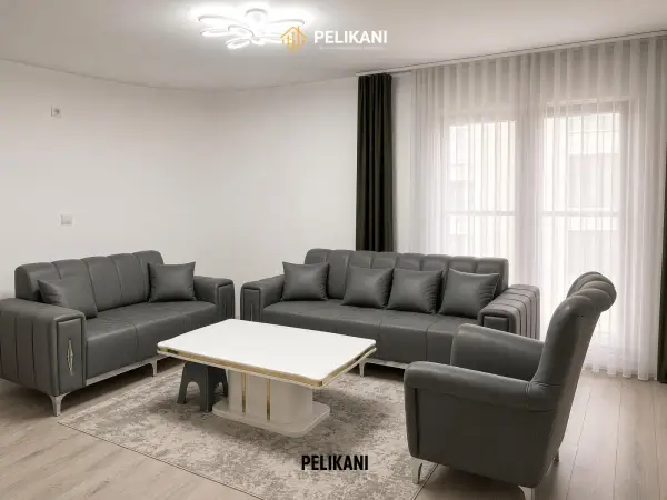 SHITET BANESË 90m² e mobiluar | 2 dhoma + 2 banjo | Fushë Kosovë