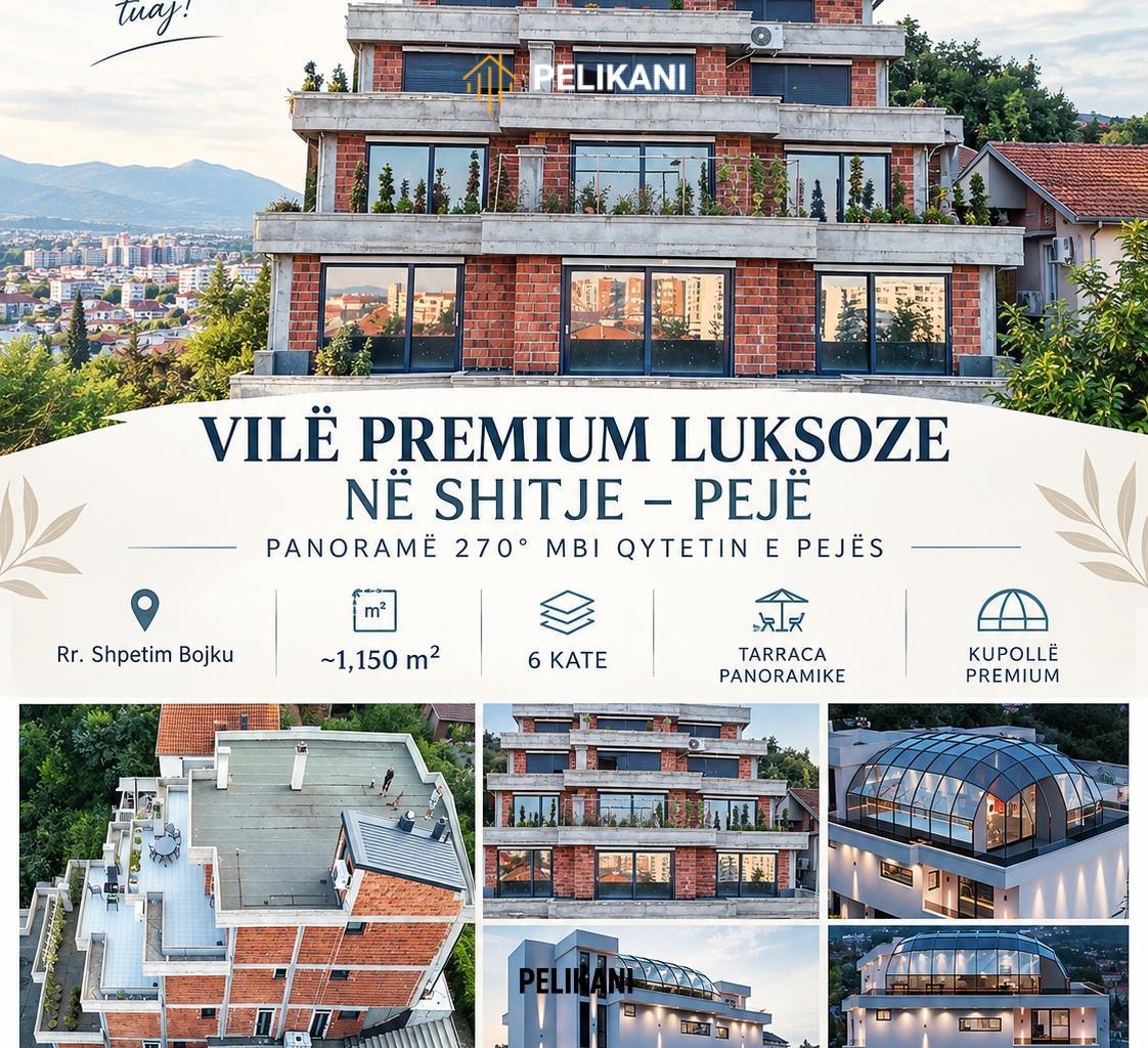 HOME VIP SHETË VILLEN 1150 m/2  6 Katshe në PEJË – foto 1